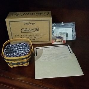 Longaberger JW Collectors Club Basket